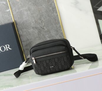 Mini Rider 2.0 Zipped Messenger Bag Black