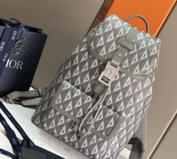 Small Dior Hit The Road Backpack Dior Gray