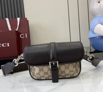 GG super mini bag Beige and ebony