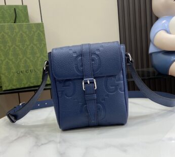 Jumbo GG Small Messenger Bag Blue