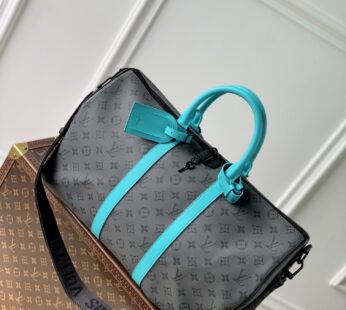 Louis Vuitton Keepall Bandoulière 45 Monogram Eclipse Bag