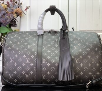 Louis Vuitton Keepall Bandoulière 50 Monogram Eclipse Bag