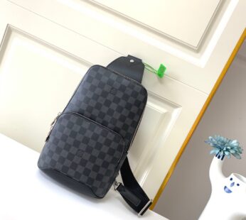 Louis Vuitton LV Avenue Sling Bag Damier Graphite Canvas