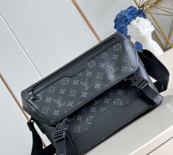 Louis Vuitton Messenger Voyager PM Monogram Eclipse Bag