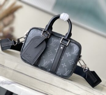 Louis Vuitton Nano Porte Documents Voyage Monogram Eclipse Bag