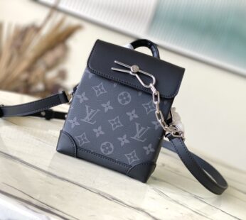 Louis Vuitton Nano Steamer Monogram Eclipse Bag