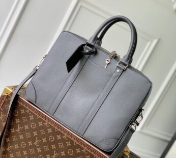 Louis Vuitton Porte Documents Voyage PM Taiga Bag