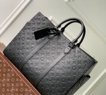 Louis Vuitton Sac Plat 24H Monogram Taurillon Leather LG G90 Bag