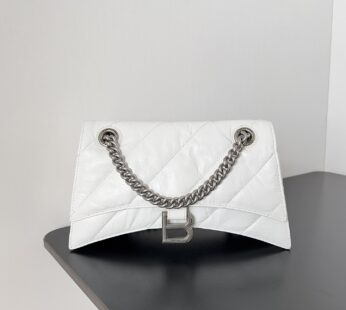 Crush Small Chain Bag In Optic White