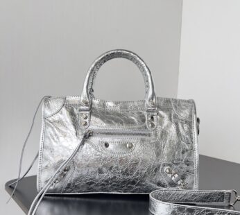 Le City Small Bag Metallized In Silver