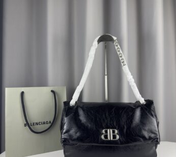 Monaco Medium Chain Bag In Black