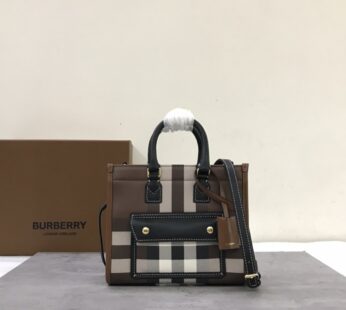 Mini Freya Tote Dark Birch Brown