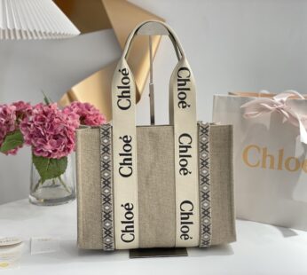 Woody Tote Bag In Linen