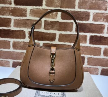 Jackie 1961 Small Shoulder Bag Cuir Natural Grain Leather