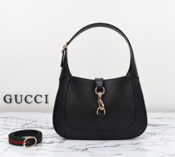 Jackie Small Shoulder Bag Black Leather