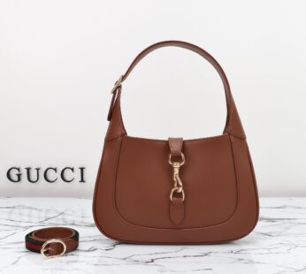 Jackie Small Shoulder Bag Brown Soft Leather