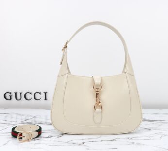 Jackie Small Shoulder Bag Ivory Patent Leather