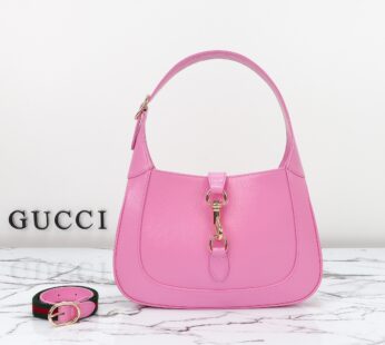 Jackie Small Shoulder Bag Pink Patent Leather