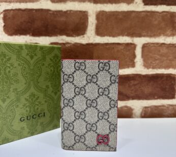 Long Card Case With GG Detail Red