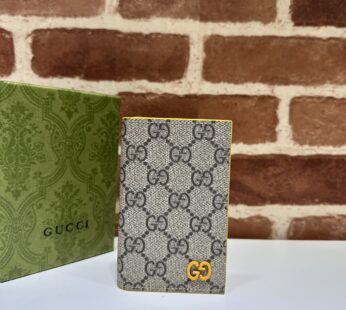 Long Card Case With GG Detail Yellow