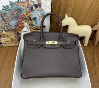 Birkin 30 Bag Brown Leather Bag