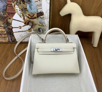 Kelly Mini 20 Silver Hardware Bag