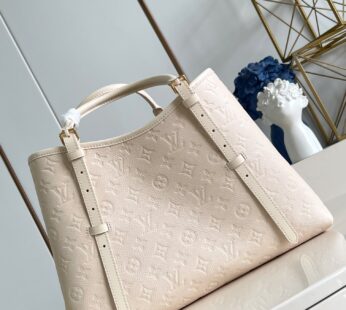 Babylone Tote MM Monogram Empreinte Cream Bag