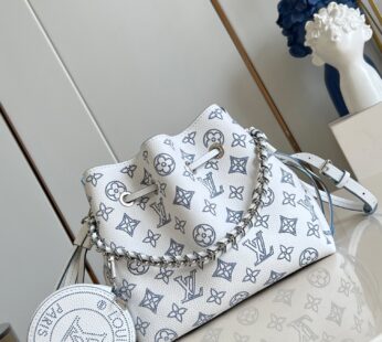 Bella Mahina Leather White/Blue Bag