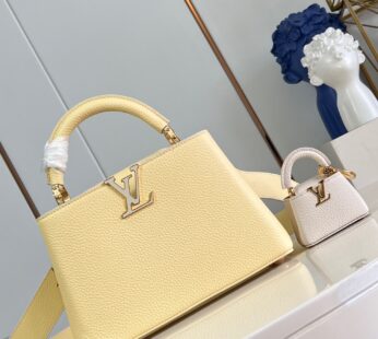 Capucines BB Banana Yellow Banane Capucines  Bag