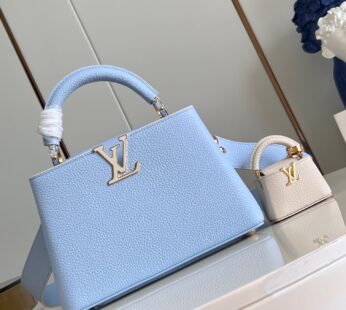 Capucines BB Candy Blue Capucines Bag