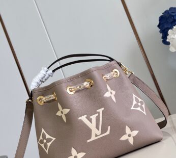 LV Bundle Bicolor Monogram Empreinte Leather Tourterelle Grey/Cream Bag