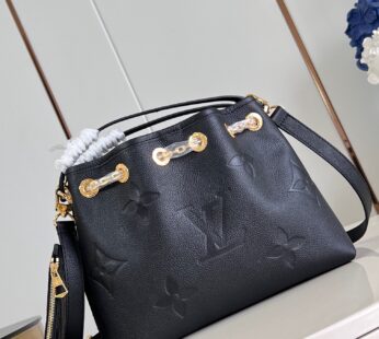 LV Bundle Monogram Empreinte Leather Black Bag