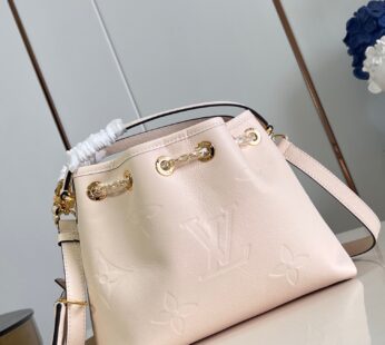 LV Bundle Monogram Empreinte Leather Cream Bag