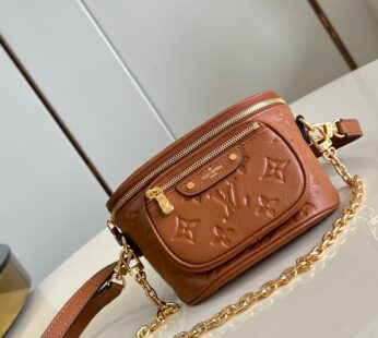 Mini Bumbag Monogram Empreinte Leather Cognac Bag