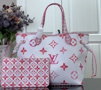 Neverfull MM Tote Bag Pink