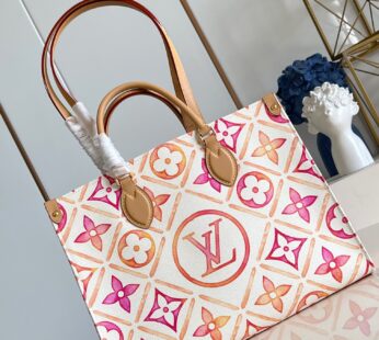 OnTheGo MM Other Monogram Canvas Coral Bag