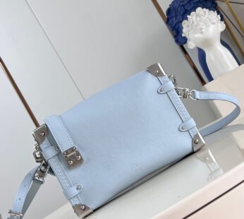 Side Trunk MM H27 Bleu Olympe Shoulder Bag