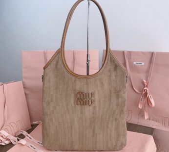 Ivy Corduroy Shopping Bag Cinnamon