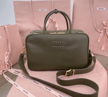 Miu Leather Beau Bag