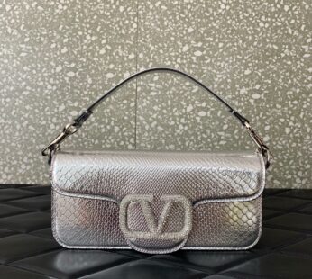 Garavani Locò Shoulder Bag With Jewel Logo