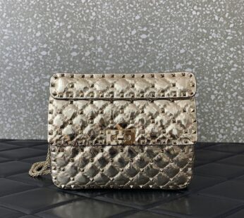 Garavani Medium Nappa Rockstud Spike Bag