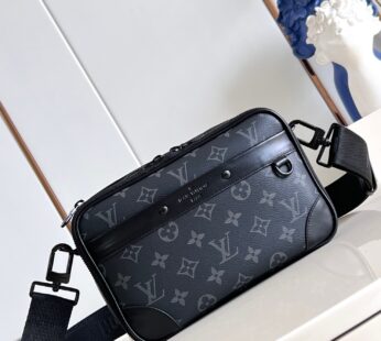 Alpha Messenger Monogram Eclipse Bag