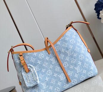 CarryAll PM Other Monogram Canvas Sky Blue Denim Bag