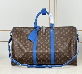 Keepall Bandoulière 50 Monogram Macassar Bag