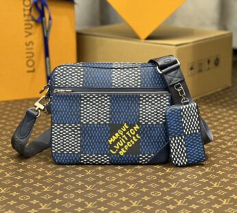 Trio Messenger Damier Bag