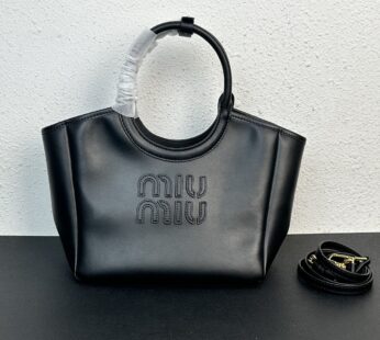 Ivy Leather Bag Small Black