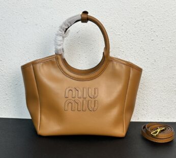 Ivy Leather Bag Small Cognac