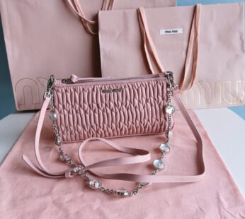 Nappa Crystal Mini Shoulder Bag