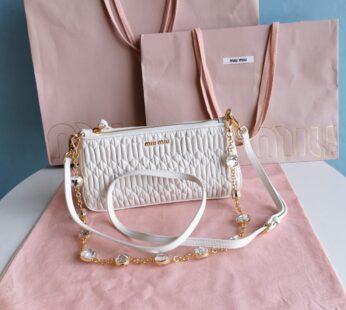 Nappa Crystal Mini Shoulder Bag