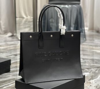 Rive Gauche Small Tote Bag In Smooth Leather Bag